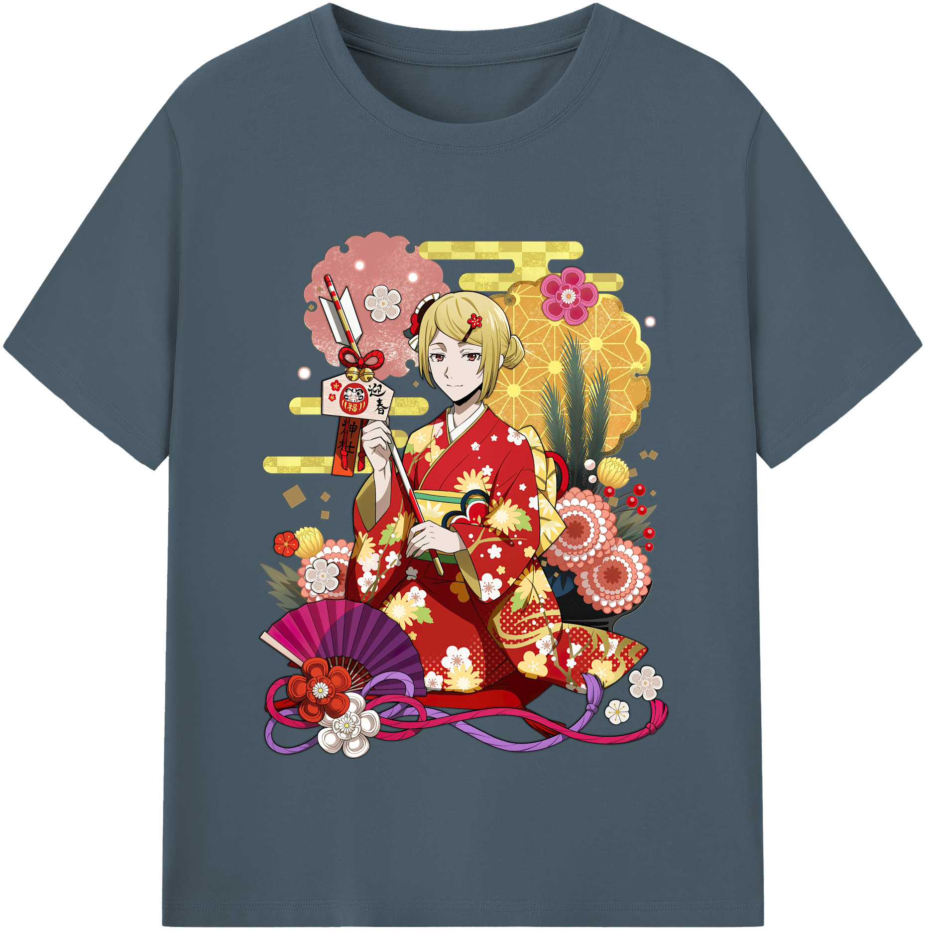 （画像用） 文豪ストレイドッグス Bungo Stray Dogs 綿100％半袖Tシャツ（フロントプリント）